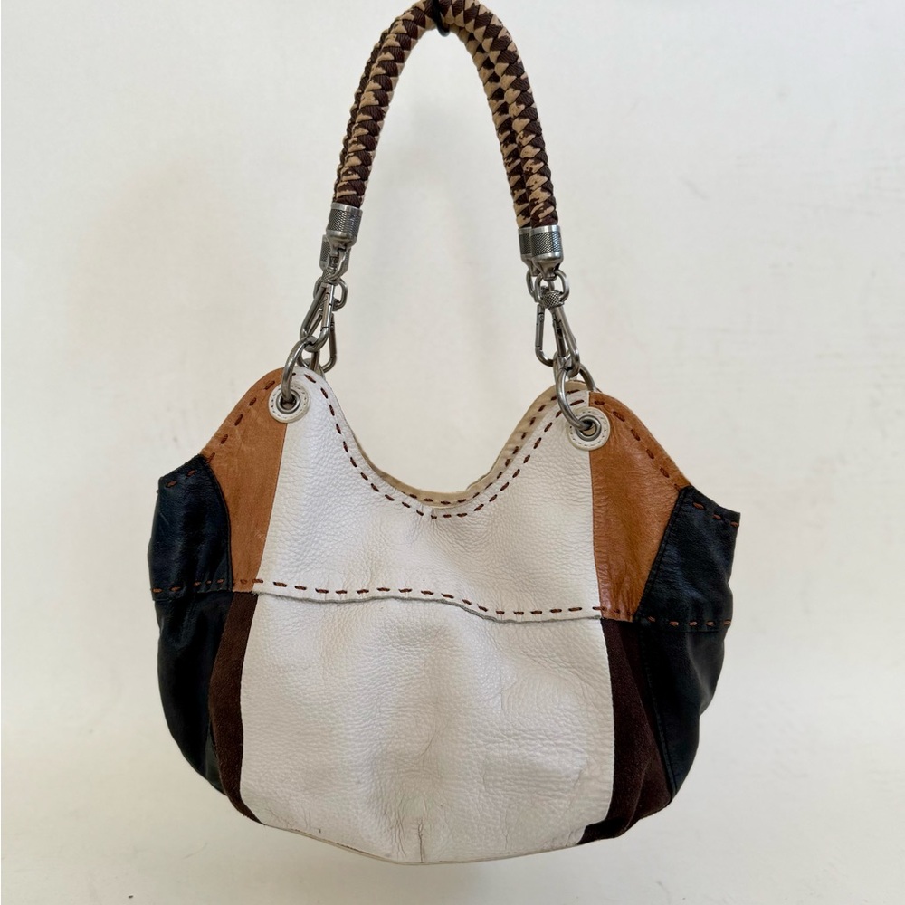 The Sak Patchwork Leather Shoulder Bag